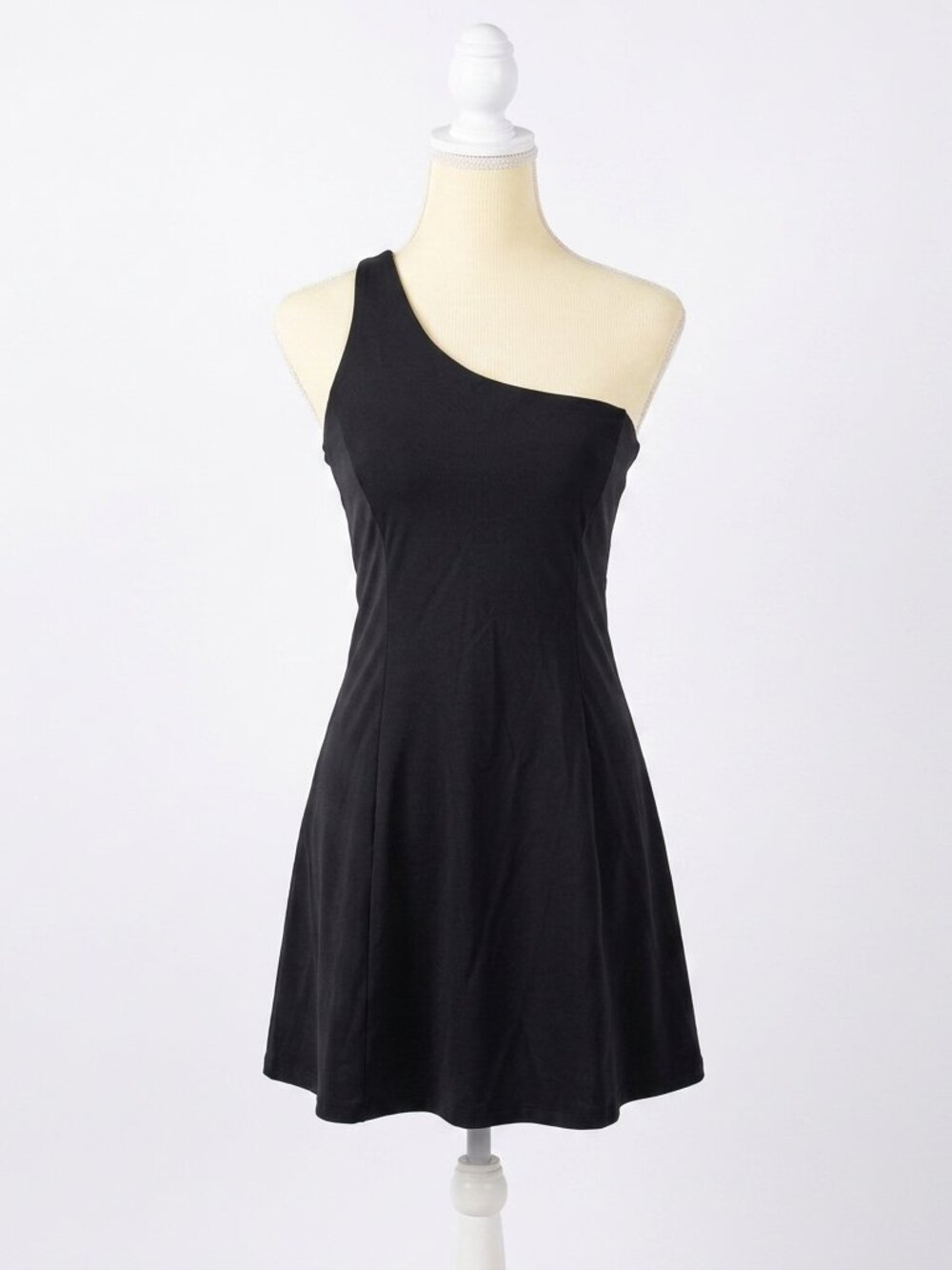 Outdoor Voices S One Shoulder Mini Dress Minimalist Tenniscore Pickleball Luxury